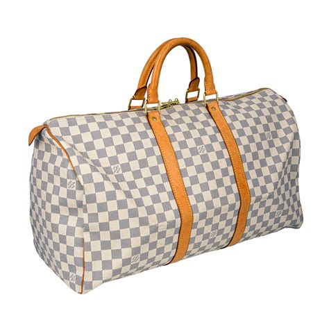 lv duffle white|louis vuitton duffle 50.